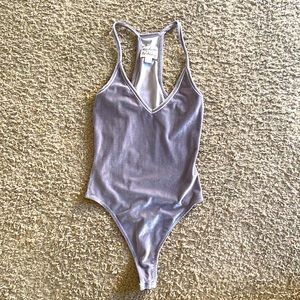 Velour bodysuit